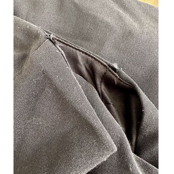 Vintage Y2K BCX Black Satin Trim Fit & Flare Dress Cocktail Party Dress size XS - Picture 6 of 11